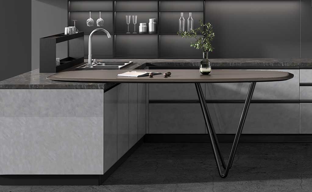 錯落式吧臺設計